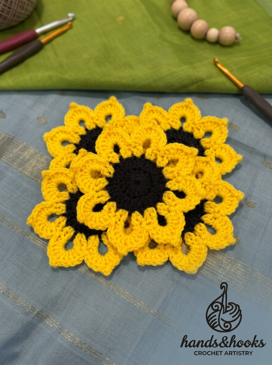 Sunflower Coaster